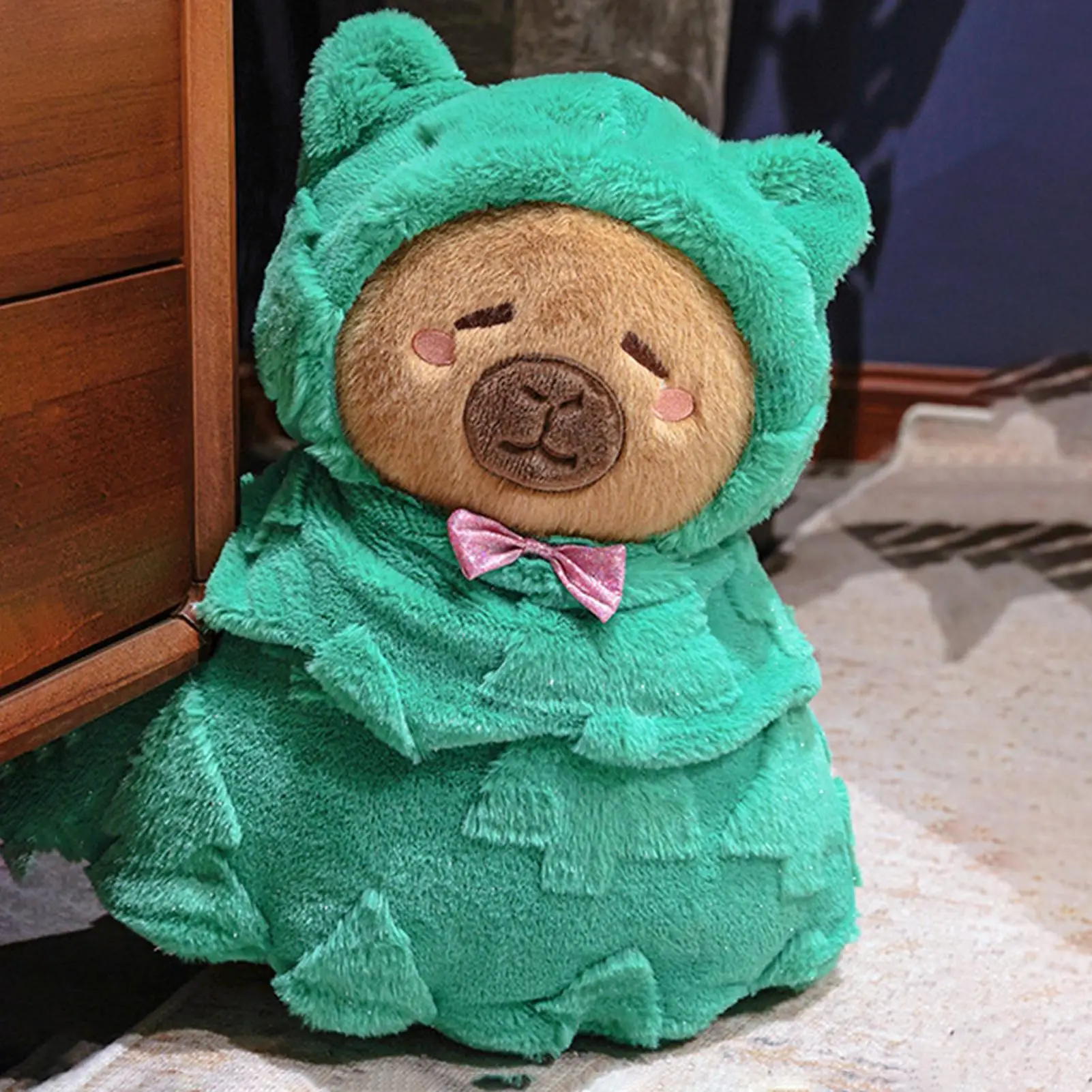 

For Christmas Stuffed Capybara 15.8 Inch Soft Figure Decor Stuffed Animal Plush Toys For Kids Adults Girls Boys Girlfriend