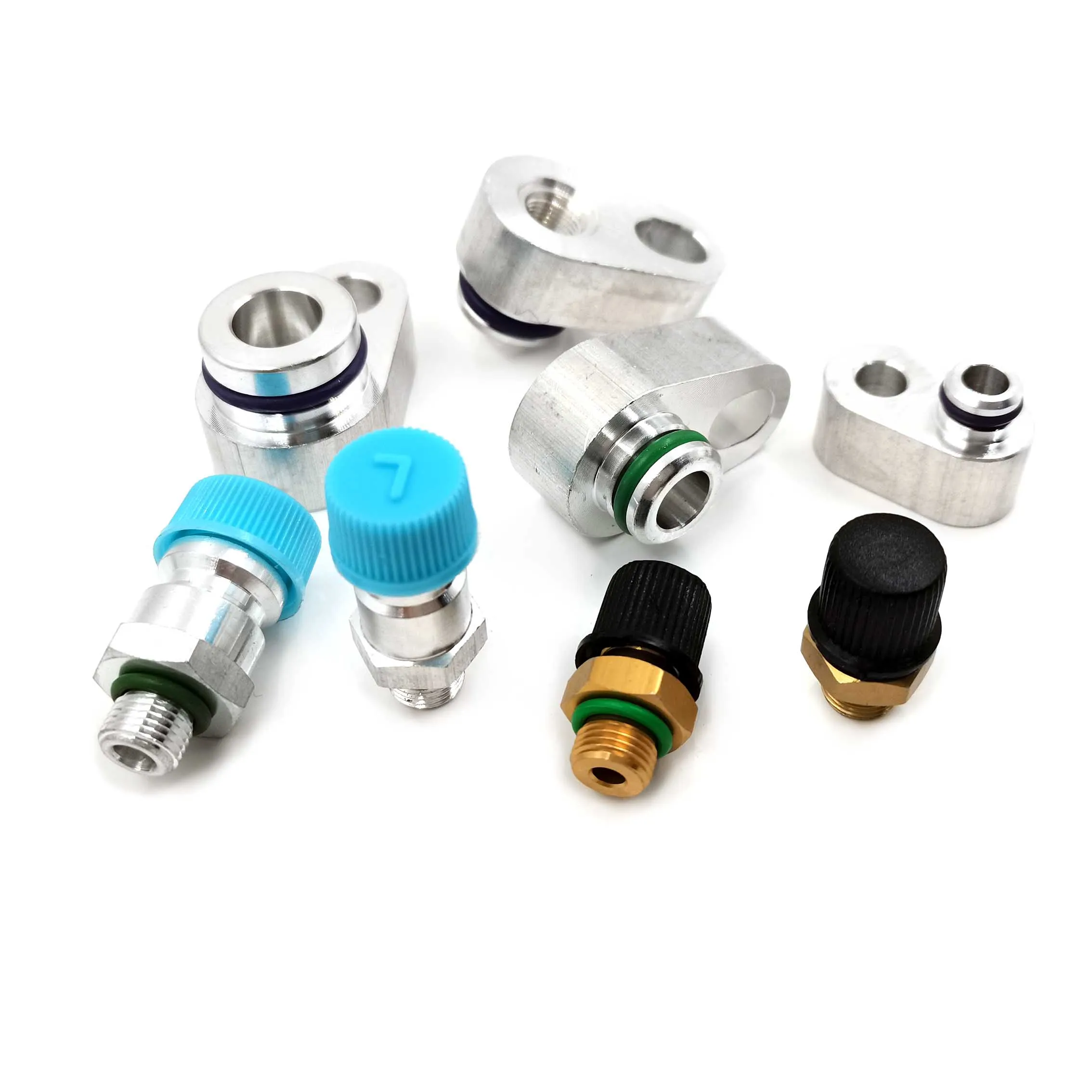 R134a Car Air Conditioning Leak Plug for Condenser Compressor A/C Pump Leak Detection Connector Pipe Joint 3/8 1/2 5/8 3/4