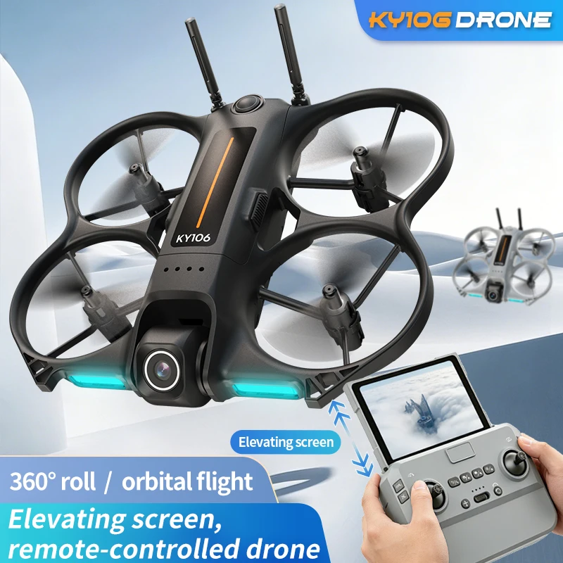 nouveau-drone-ky106-2026-avec-grand-ecran-de-43-pouces-photographie-aerienne-hd-8k-evitement-intelligent-des-obstacles-drone-telecommande