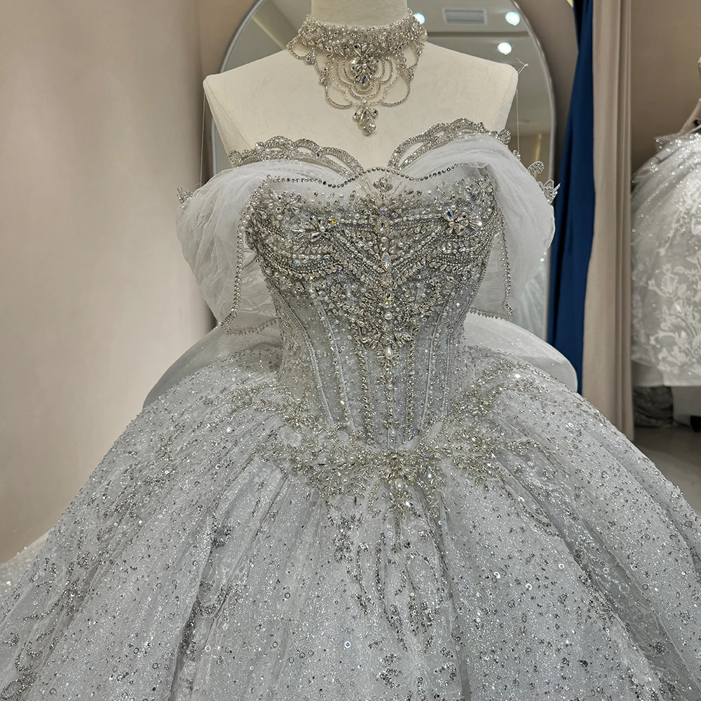 Janc ember 2024 wunderschöne frauen brautkleider für frauen schulter freie prinzessin maßge schneiderte braut kleider ball robe de mariée