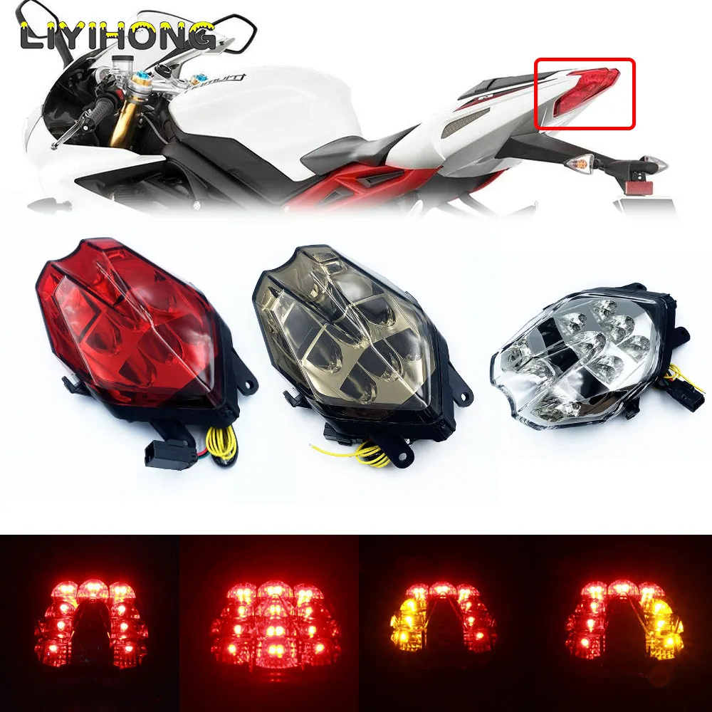 LED Tail Brake Light For Speed Triple 675/R Daytona 2013-2020 Street Triple S 660 R/RS 765 2022 Motorcycle Rear Turn Signal Lamp