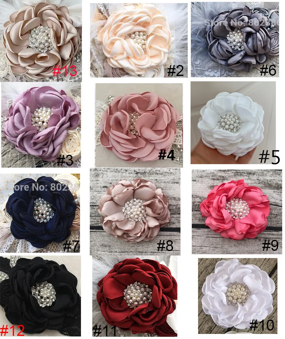 12 Colors Handmade Flowers