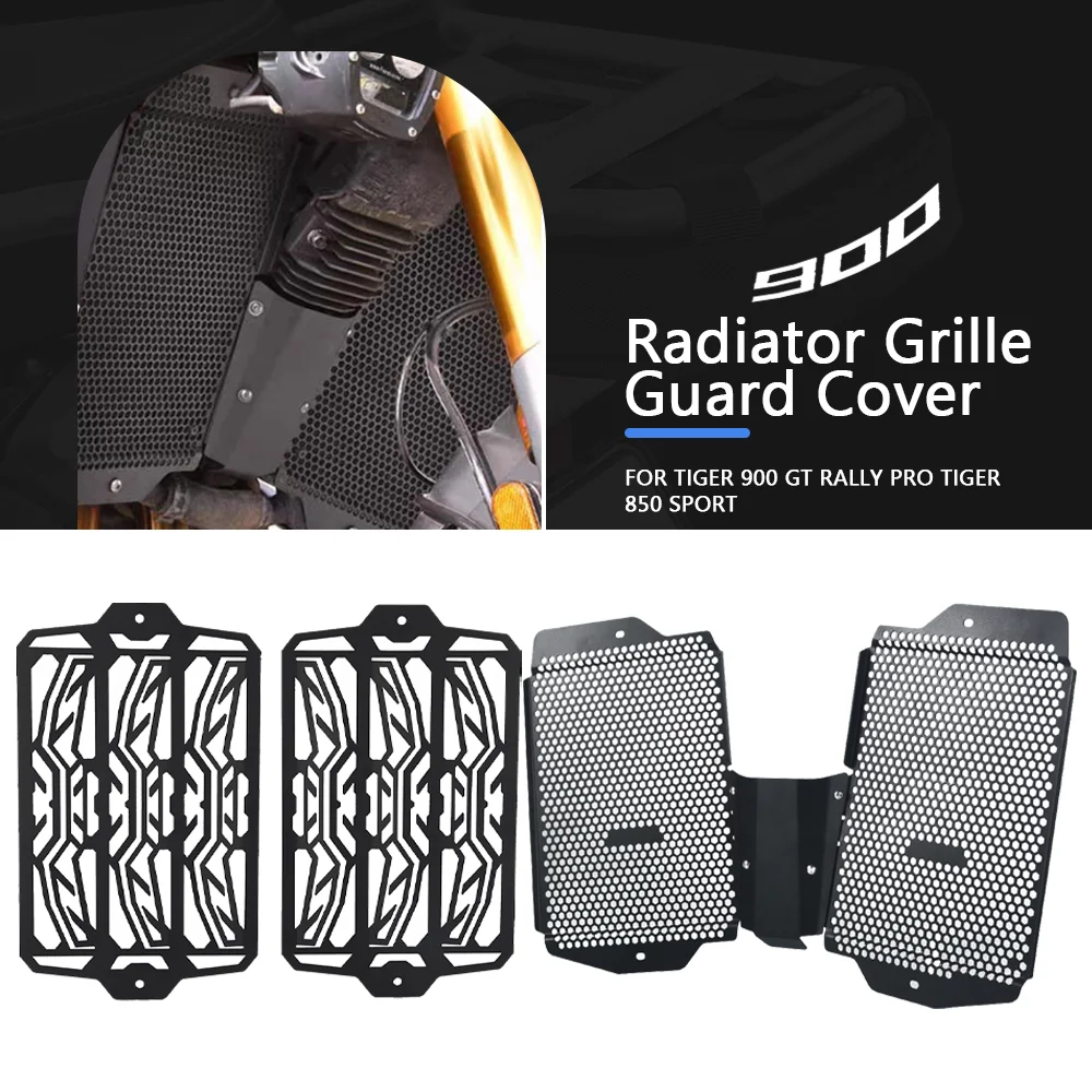 

For Tiger 900 GT Rally Pro Tiger 850 Sport 2020-2025 2024 2023 Motorcycle Accessories CNC Radiator Grille Guard Cover Protection