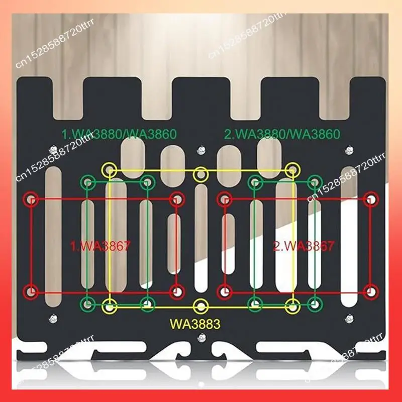 

ABNR Multifunctional Wall Mount Bracket For Wickers 20V Battery WA3551 WX372 WA3867 3880 3883 WA3860 Charger