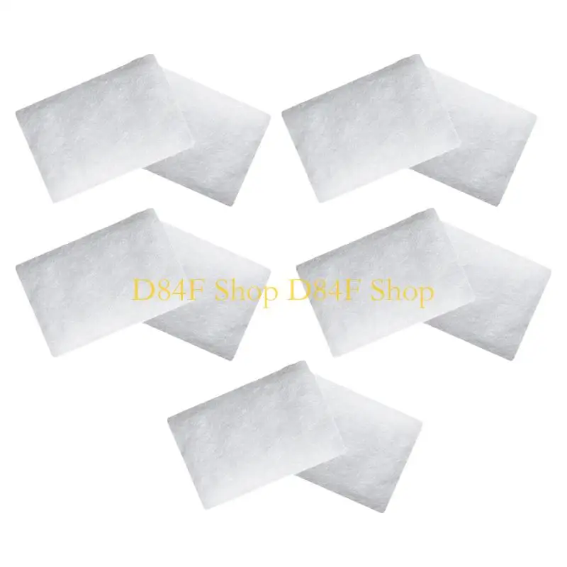 D84F Super Fine Cotton Filter Inserts Pad For AirStart S9 AirCurve 10 BiPAP Machines Enhanced Air Purification Pack Of 10