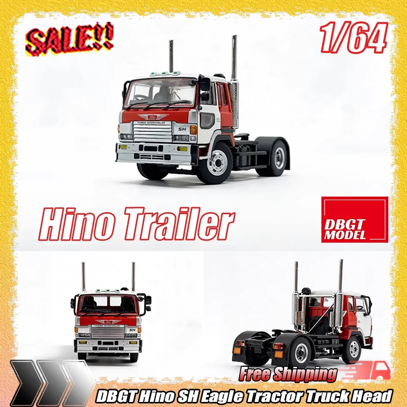

Dbgt Alloy Die-Cast Model 1:64 Hino Sh Eagle Tractor Truck Head Car Collectible Vehicle For Adult Collection And Desktop Display