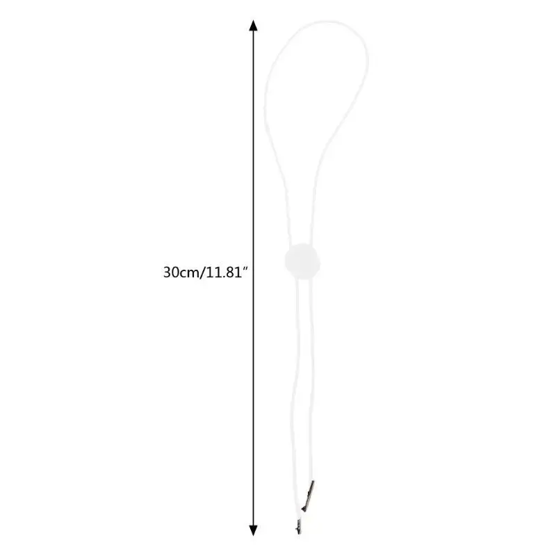 652F Adjustable Hat Strap Clips Windproof Strap Clips Cap Retainers Anti-Lost Strap with Cord Locks for Sports