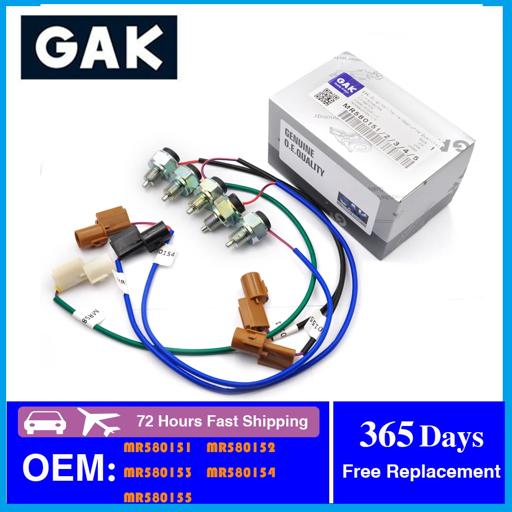 GAK 5 pçs/lote T/F Interruptor de Posição Gearshift MR580151 MR580152 MR580153 MR580154 MR580155 Para Mitsubishi Montero Pajero Shogun