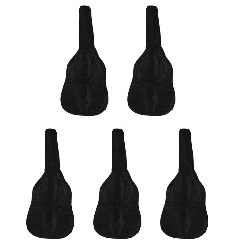 

【Hot Cake】5Pcs 38Inch Guitar Bag Oxford Cloth Shoulder Gig Bag Case With Pocket Guitar Parts & Accessories
