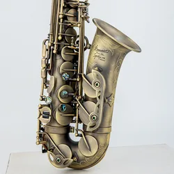 P.Mauriat 76 Alto Saxophone Antique Copper Plated E-flat Professional Musical Instrument With Mouthpiece Reed Neck Free Shippin