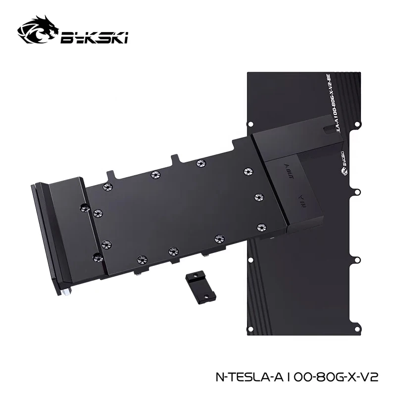 Bykski Full Metal Water Block Compatible NVIDIA TESLA A100/A800 80GB/ Video Card Cooling Cooler,N-TESLA-A100-80G-X-V2