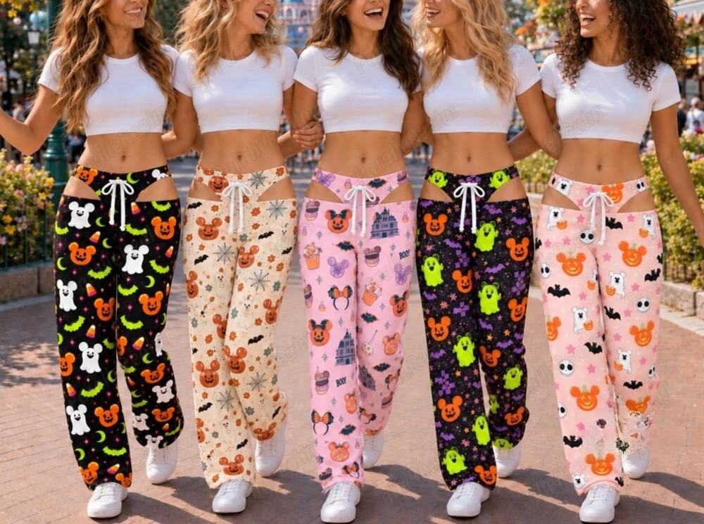 Personalized Funny Halloween Pajama Pants Pumpkin Spooky Men Women Lounge Pants Funny Fake Underwear Halloween Novelty Gag Gift