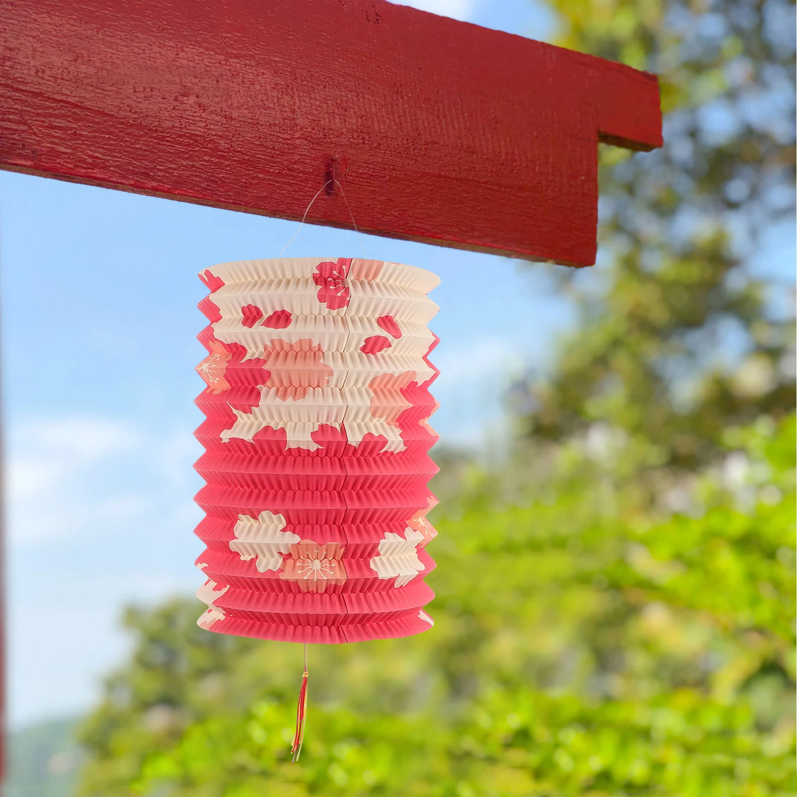 

12pcs Lanterns Foldable Party Lantern Decoration Style Bright Colors Party Crafted Paper Lanterns Wedding Decoration