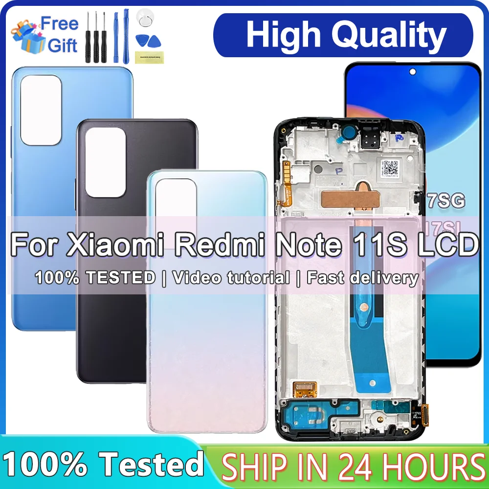 

Lcd Premium For Xiaomi Redmi Note 11 Display 2201117SG 2201117SI Touch Screen Digitizer Panel Assembly For Redmi Note 11S Screen