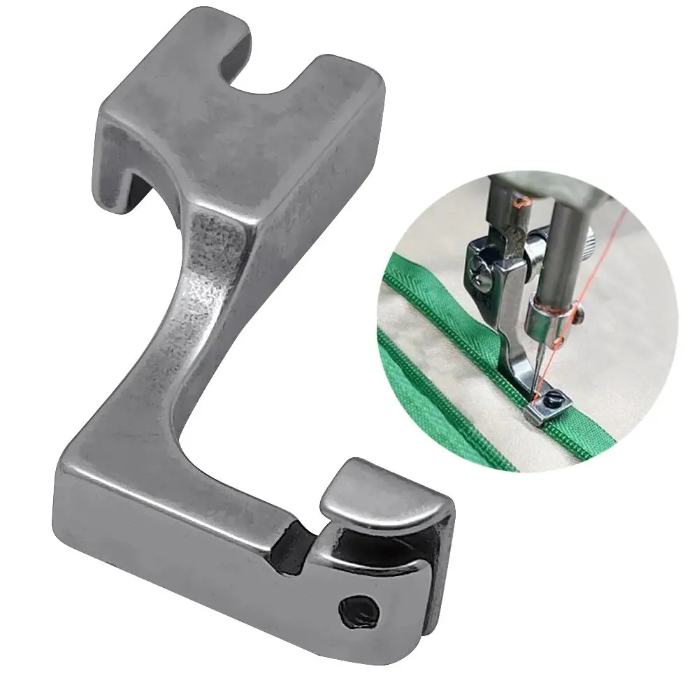 T69 Adjustable Invisible Zipper Presser Foot Unilateral Zipper Feet For Industrial Single Needle Sewing Machine Accessories