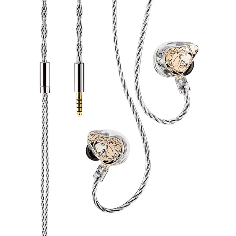 Pre-order MOONDROP PSYCHE oortelefoon 2 dynamisch + 4 gebalanceerde armaturen + 4 planaire stuurprogramma's Koptelefoon 4,4 mm balansstekker 0,78 mm 2-pins
