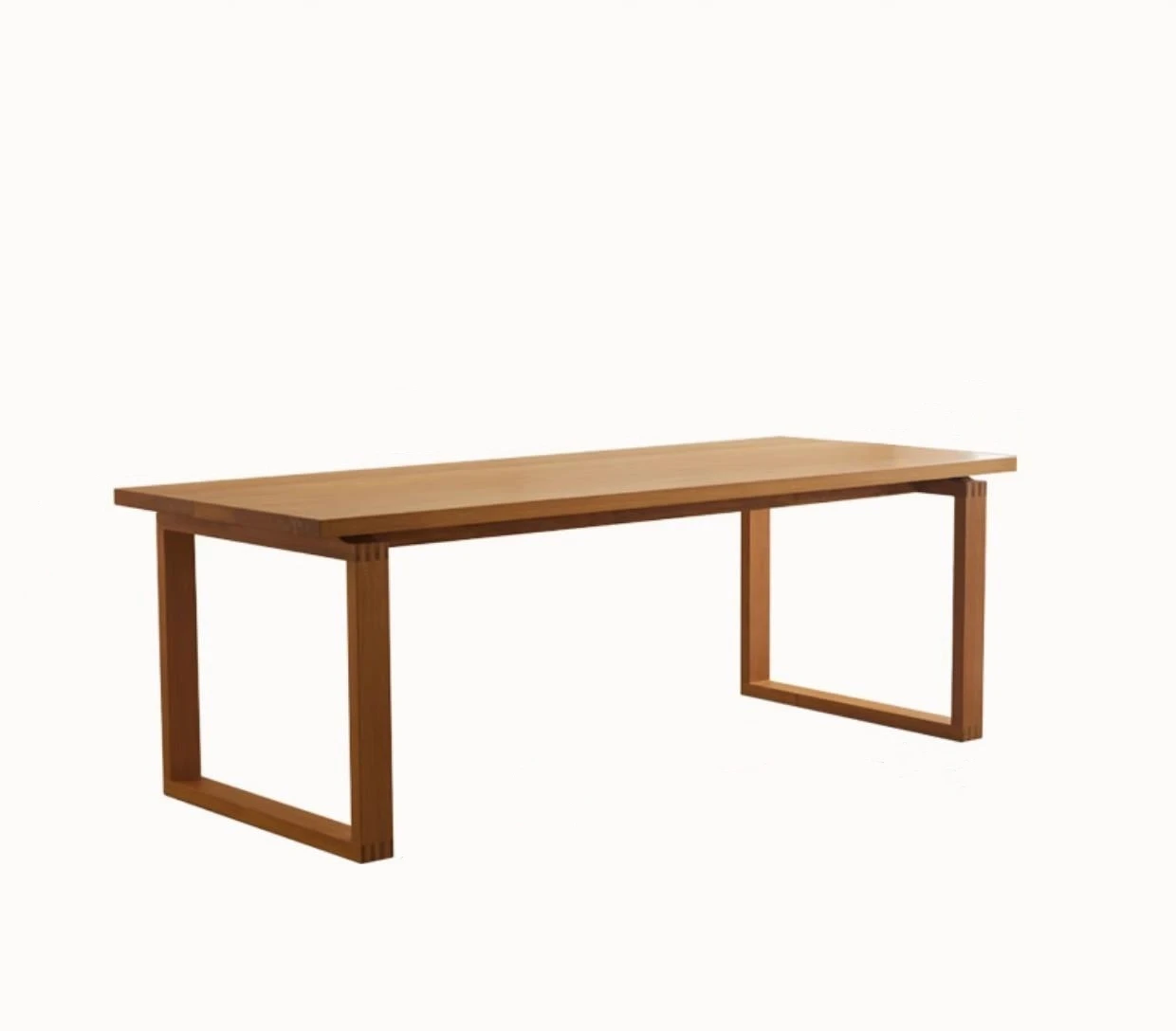 Solid wood dining table and chair combination Japanese living room strip table, household calligraphy table, work table