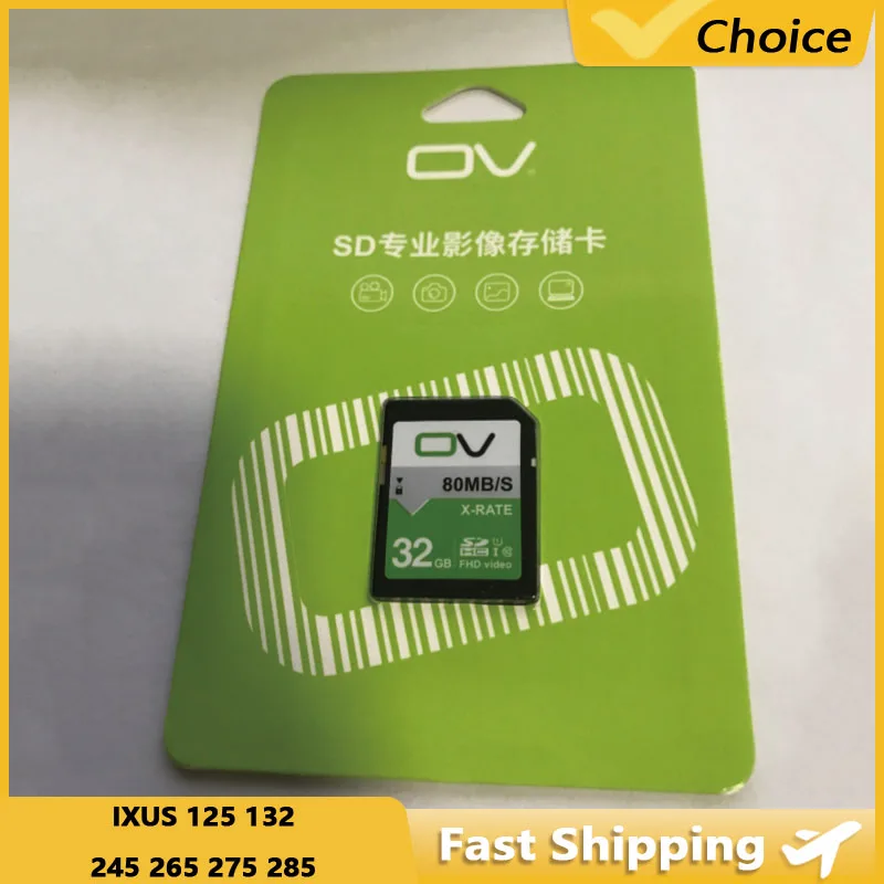 

For Canon IXUS 125 132 245 265 275 285 HS Digital Camera Memory Card 32G Replacement Part
