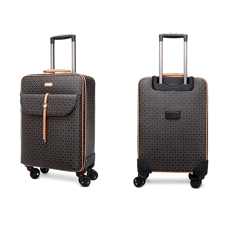 Fashion Vintage Suit Luggage With Handbag 16 Inch Suitcase 20\