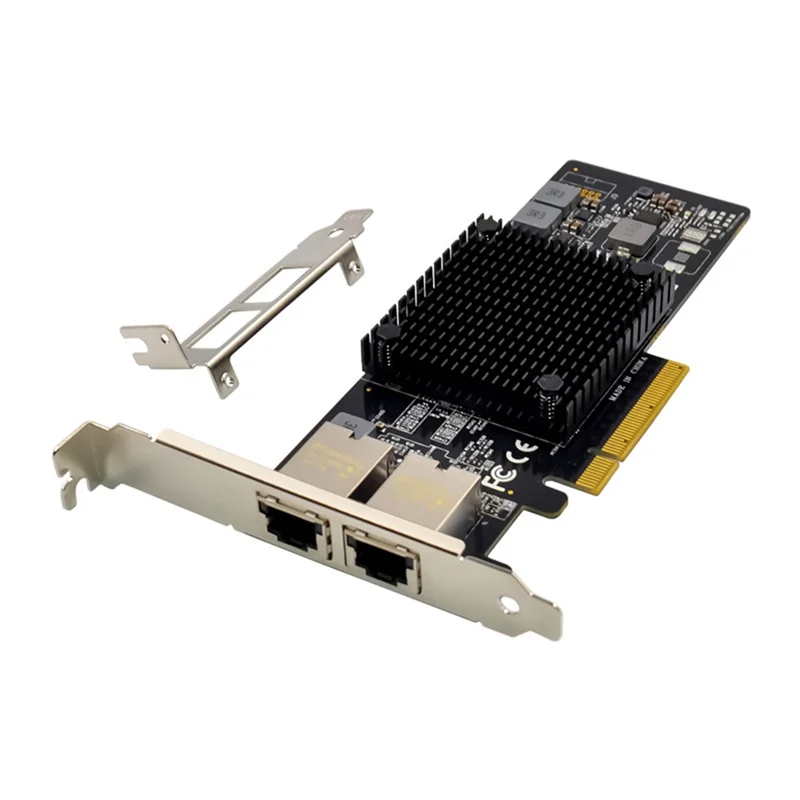 Placa de rede de servidor X550-T2 PCIE X8 porta dupla RJ45 10GbE placa de rede de servidor de rede adaptador de rede convergente