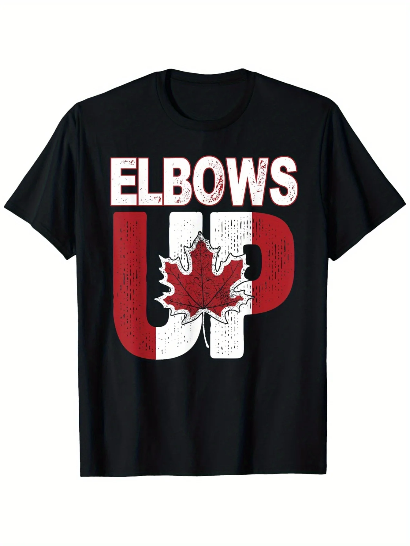 الكوع حتى كندا Est 1867 الوطنية تي شيرت خمر مابل ليف وتصميم الخط الجريء منتظم صالح تي شيرتات قصيرة الاكمام