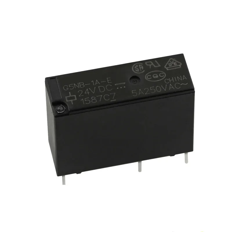 Relé DIP4 de 5 piezas, G5NB-1A-E-5VDC, G5NB-1A-E-12VDC, G5NB-1A-E-24VDC, nuevo, original