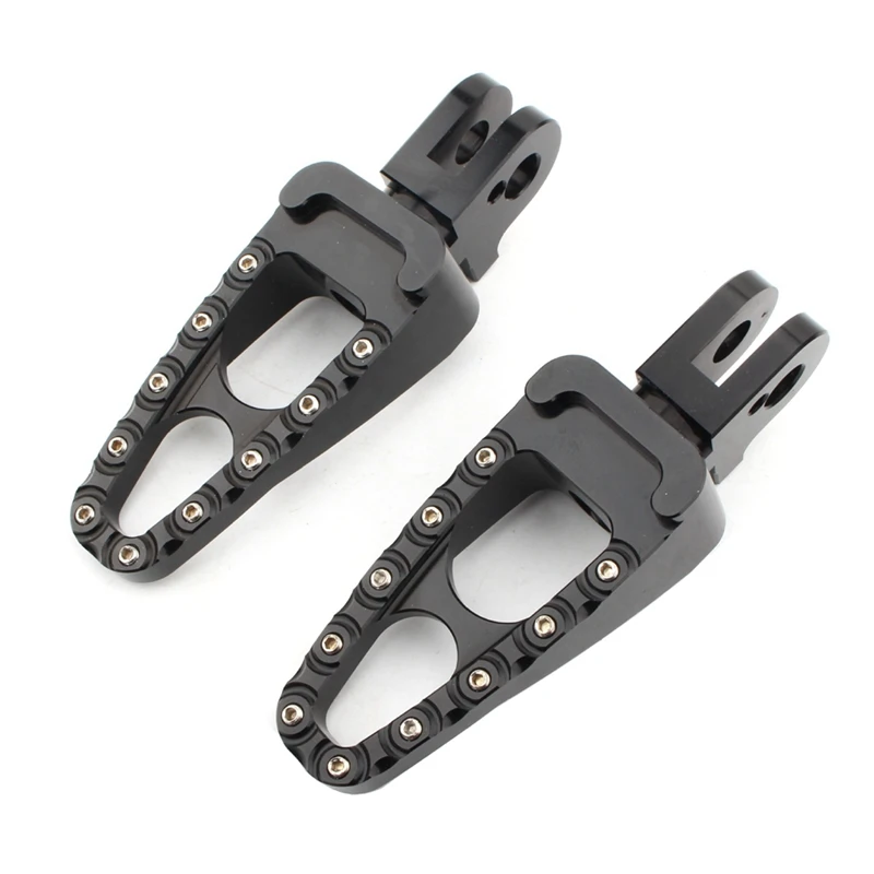 Motorcycle Rear Footrest Footpegs Foot Pegs Pedals For Triumph 01-15 Bonneville T100 T900 04-15 Trunxon 1200