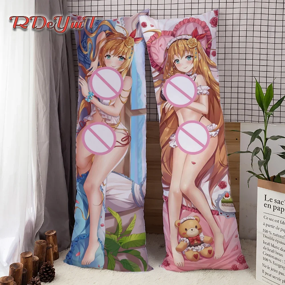 Anime Princess Connect! Re:Dive Dakimakura Eustiana von Astraea HD Design Hugging Body Pillow Case Cover Home Bedding