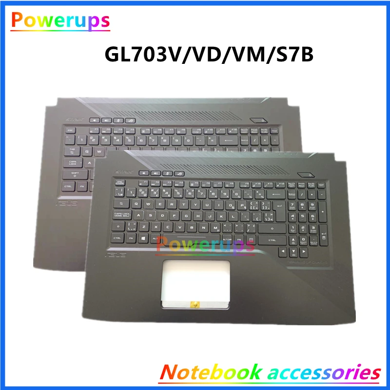 New Laptop/Notebook US/RU/CA/NE/AR RGB Backlight Keyboard Cover/Case/Shell For Asus ROG Strix 3 GL703 GL703V GL703VD GL703VM S7B