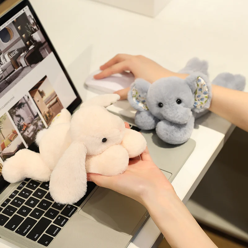 Poupée animale parfumée de 20cm, compagnon de Table en peluche, lapin renard Golden Retriever, décor de salle de classe de bureau, cadeau d'anniversaire