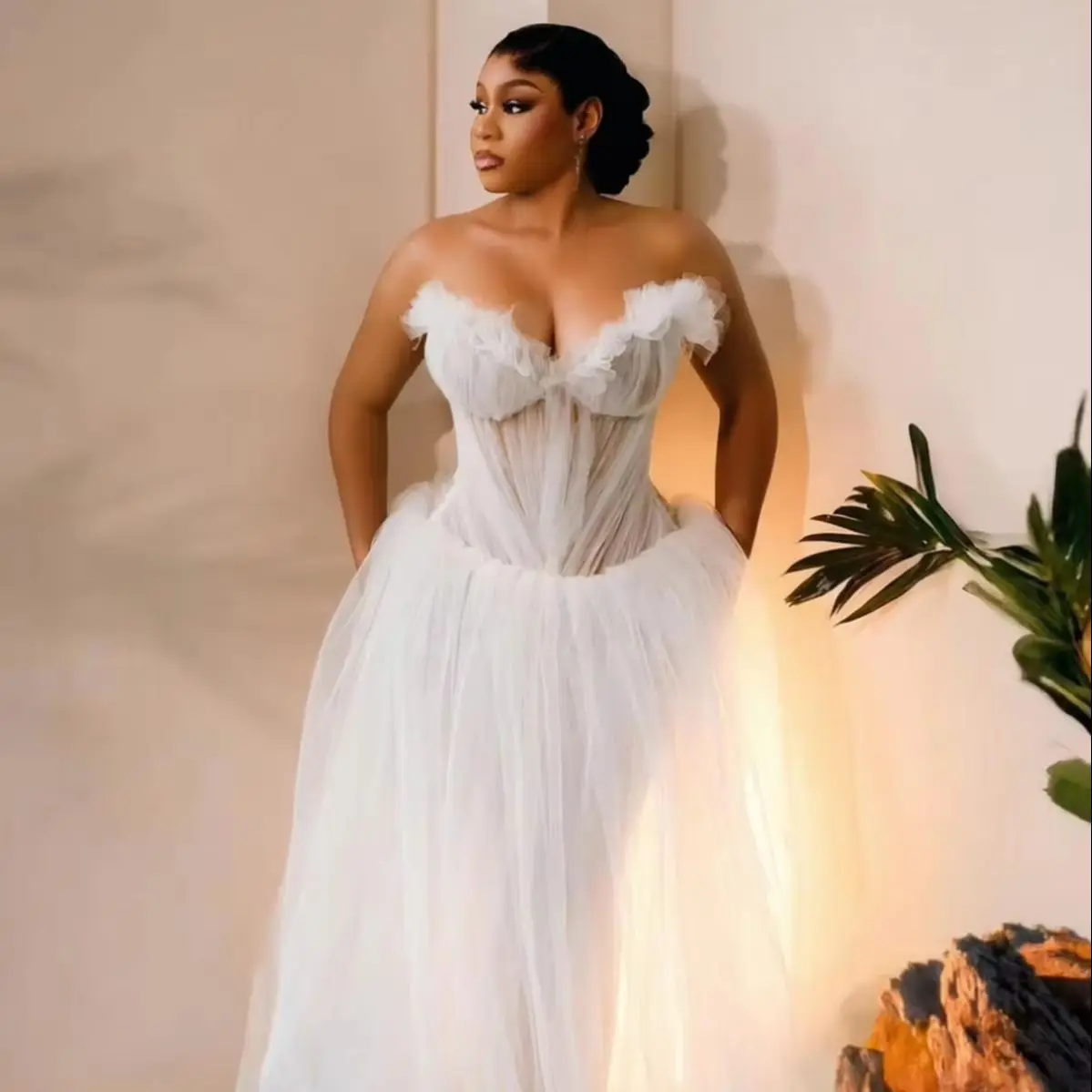 New Sweetheart Bride Robe for Wedding Corset Aso Ebi African Bridal Shower Dress Pre-wedding Photoshoot Dress Customized