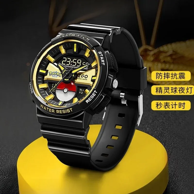 Zgox Pikachu Waterproof Electronic Watch Children'S Watch Male Cartoon High End Handsome Sports For Junior High School Students