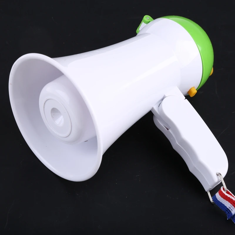 Mini Handheld Megafone Amplificador, Bullhorn Alto-falante