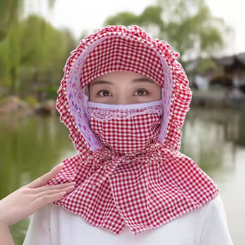 

New Sunscreen Bucket Hat Wide Brim Quick-drying Tea Picking Cap Fisherman Hat for Camping Hiking