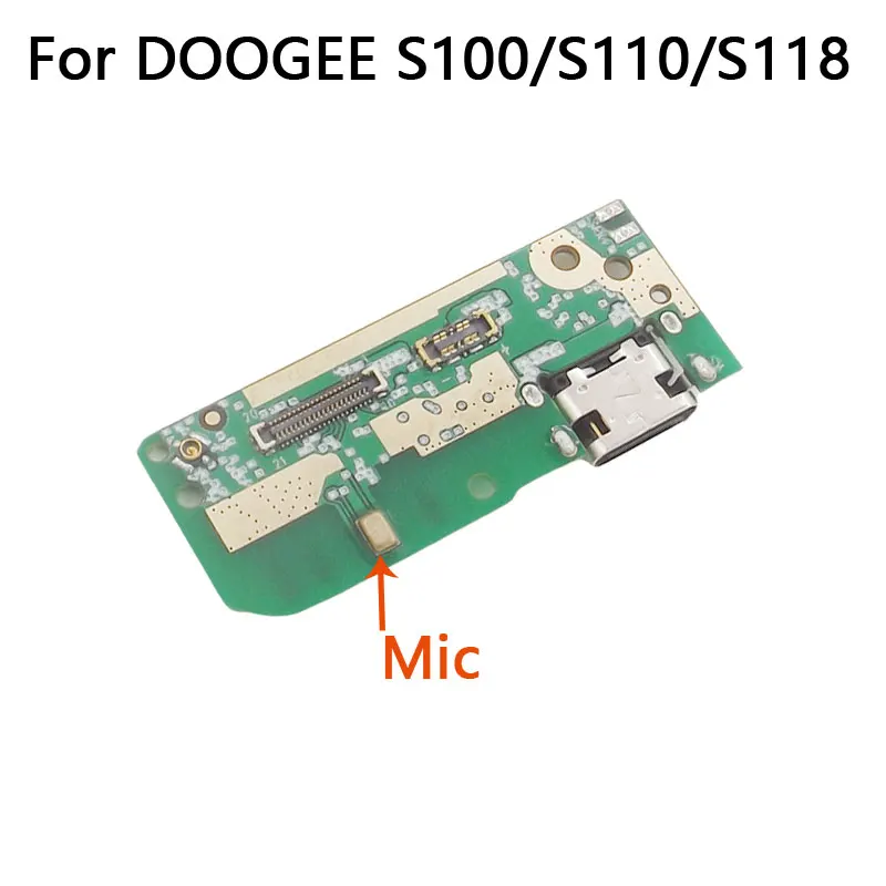 New Original DOOGEE S100 S110 S118 USB Board Base Charging Charge Port Board With Microphone Parts For DOOGEE S118 Smart Phone