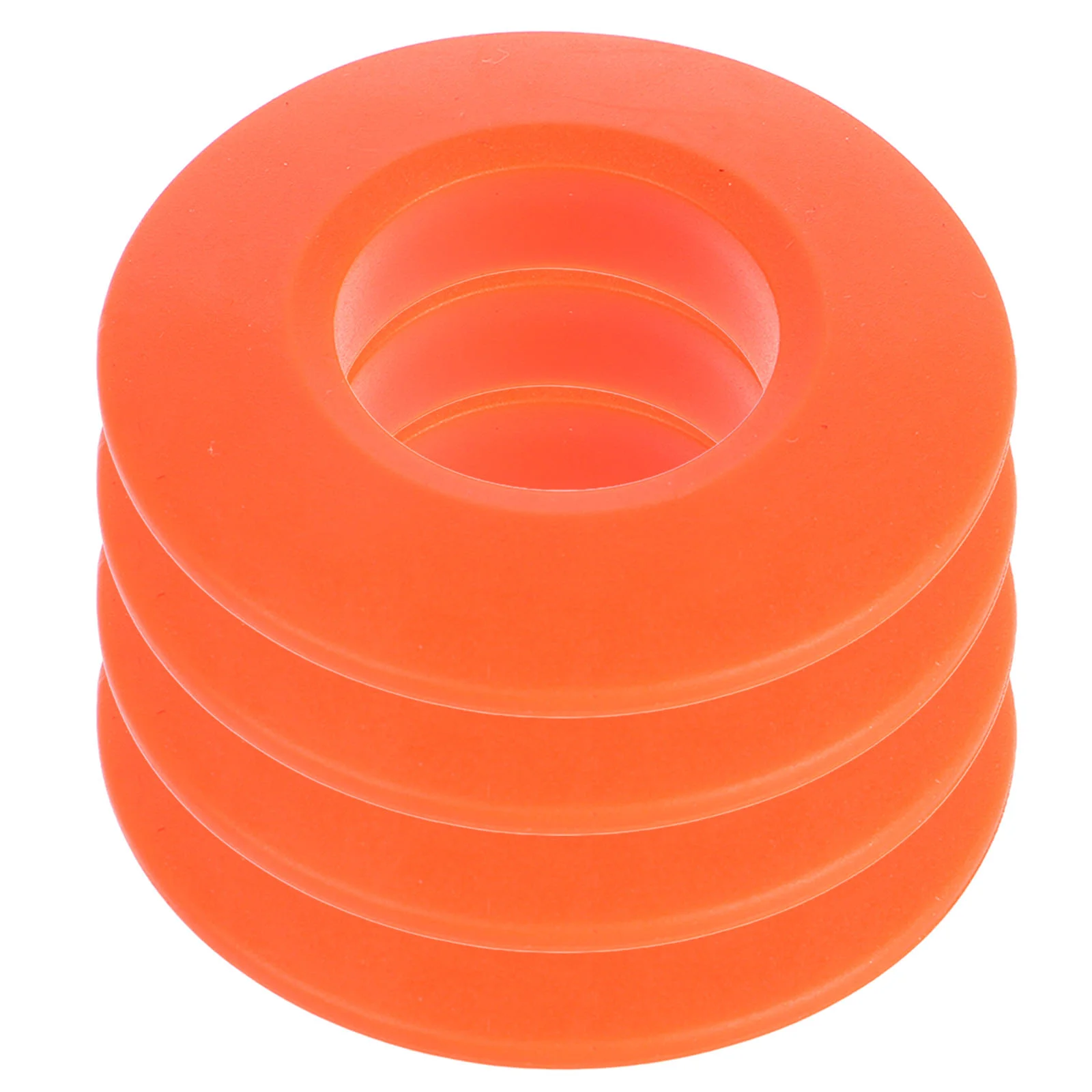 

4 Pcs Kayak Retaining Ring Round Drip Rings Canoes Accessories Replacement Parts Pvc Circle Small