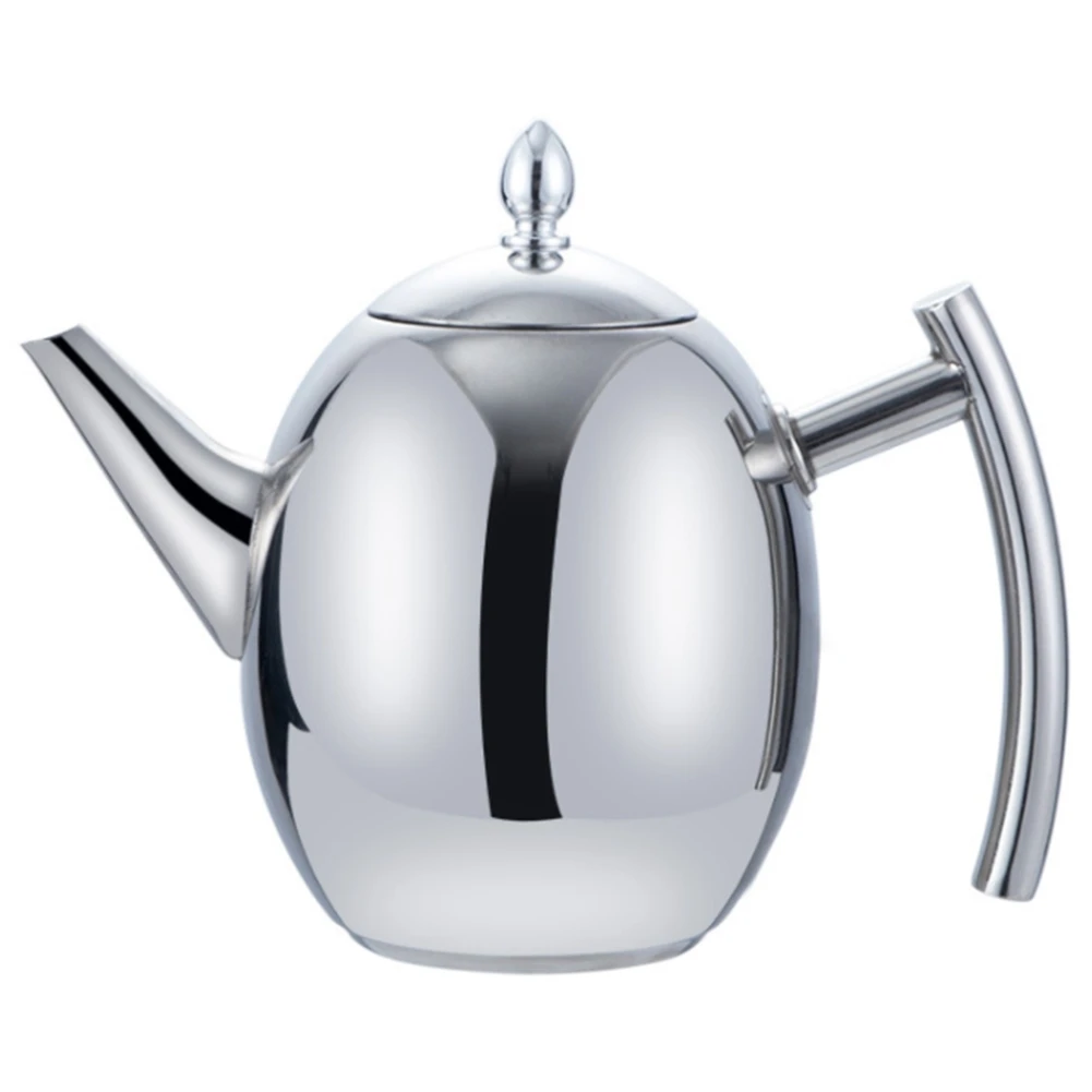 2L Stainless Steel Teapot with Tea Strainer Teapot with Tea Infuser Teaware Sets Tea Kettle Infuser Teapot for Induction