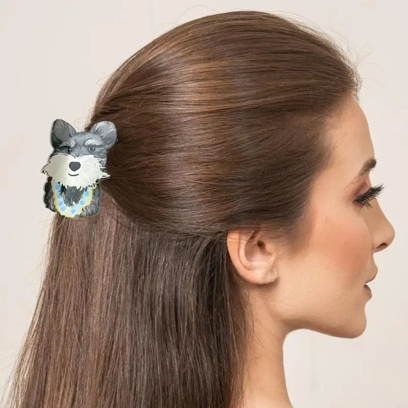 

X7XE Cartoon Cats Dog Hair Clip Claw Party Hairpieces For Doifferemt Hairstyles