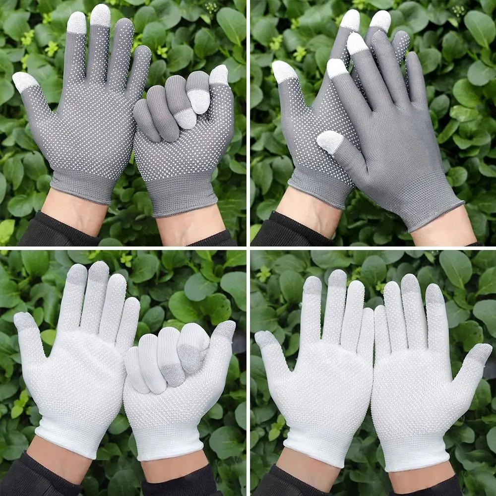 Multicolor Work Safe Gloves Durable Sport Supplies Nylon Ridding Gloves Wear Resistant Elasticity Touch Screen Glove Ridding