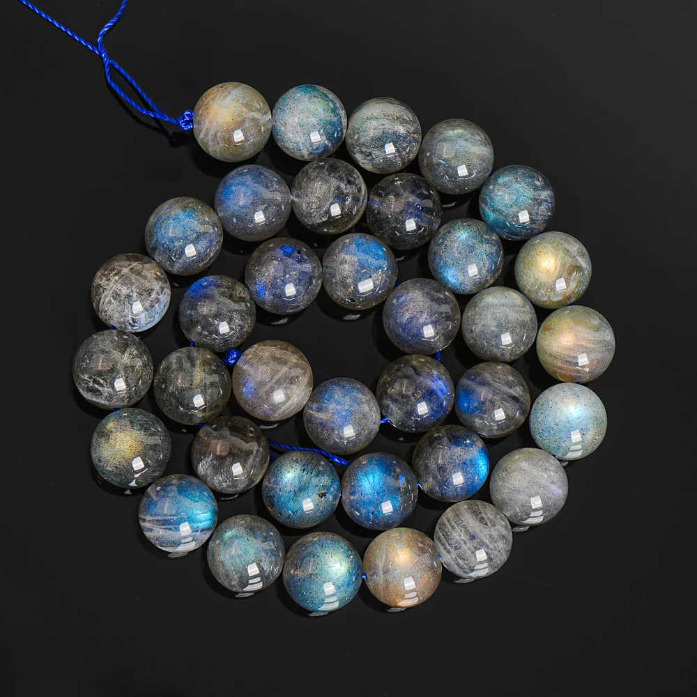 

11 мм натуральный серый лабрадорит свободные бусины с радужной вспышкой большие круглые сверкающие бусины из драгоценных камней для изготовления ювелирных изделий своими руками