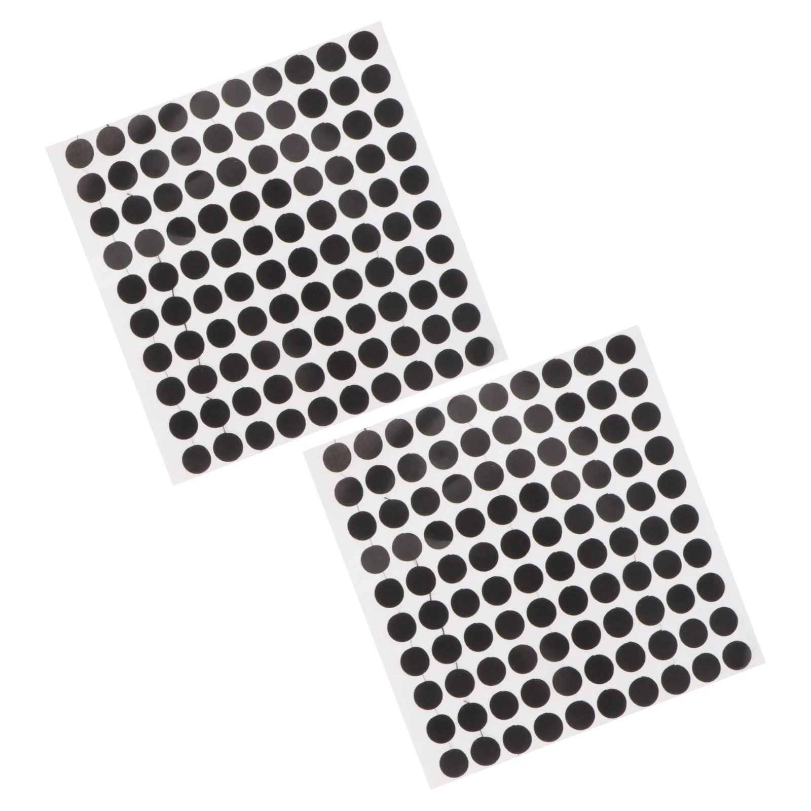 2 Sheets Billiard Black Spot Pool Table Marker Dots Woven Cloth Self Adhesive Compact Size Snooker Playing Needs Storage Supply