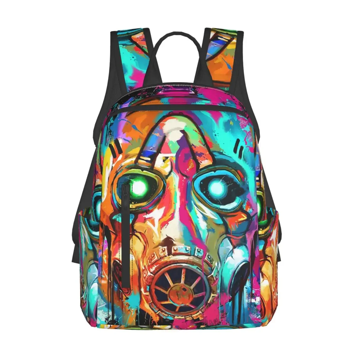 

B-Borderlands Shooting Game Gaming Backpack Daypack Large Capacity Boys Girls BookBag School Bag Shoulder Bags for Men Women