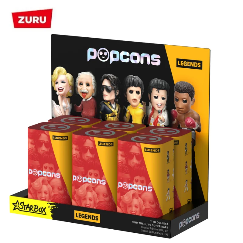ZURU  Popcons celebrity figurine blind box is online suitable for fans to collect  holiday heart stirring gifts