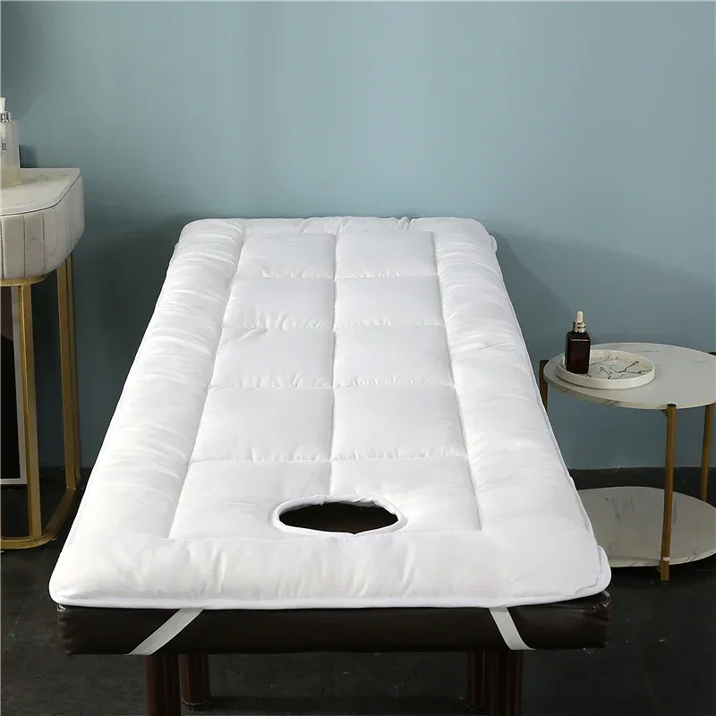 

Thickened Beauty Salon Bed Cushion Mattress Anti Slip Beauty Room Bed Mat SPA Treatment Massage Bed Pad With Hole