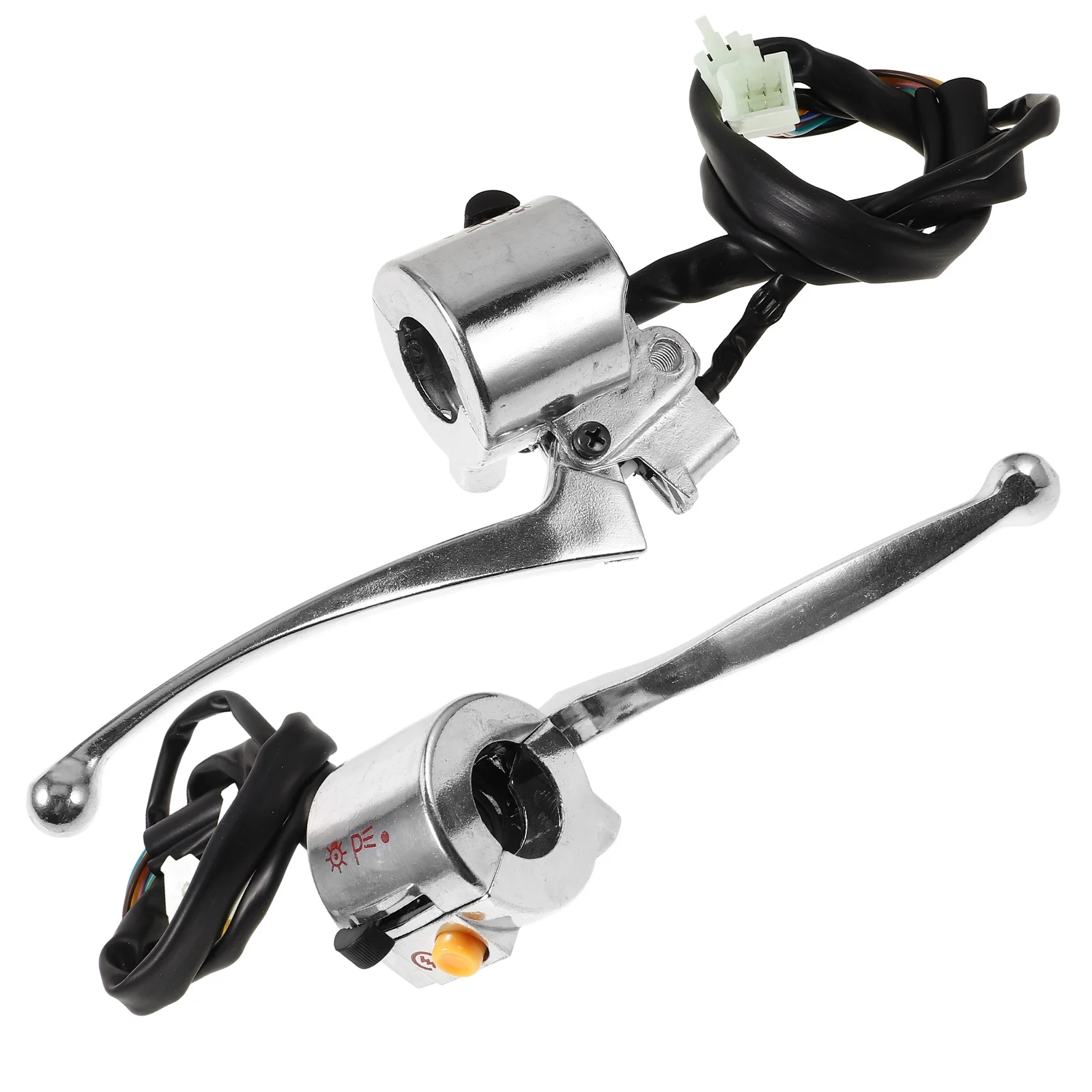 

Motorcycle Switch Handle 1 Pair Brake Lever Replacements Universal Levers Aluminum Easy Operation Precise Handling Simple