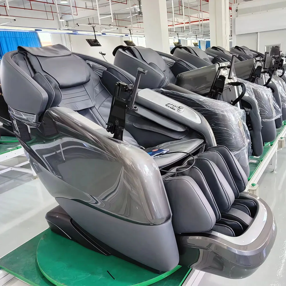 GUOHENG zero Gravity Full Body Large Luxury Massage Chair 4d Extra Long Full Body Thai Stretch