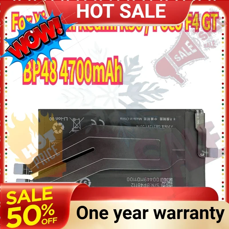 SWZY 4700mAh BP48 Battery for Xiaomi Redmi K50 / Poco F4 GT Battery Batteries Mobile Phone Batteries