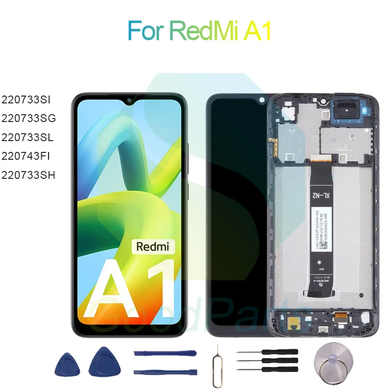 

Сменный сенсорный ЖК-экран для RedMi A1 1600*720 220733SI/SG/SL/SH, 220743FI для RedMi A1