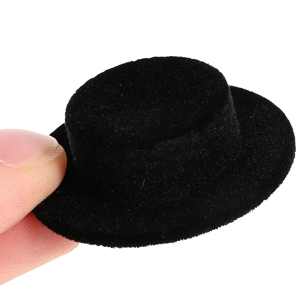 

15Pcs Mini Tops Hats Traditional Design Miniature Hats Mini Crafts Accessories Xmas Decoration Miniature Tops Hat