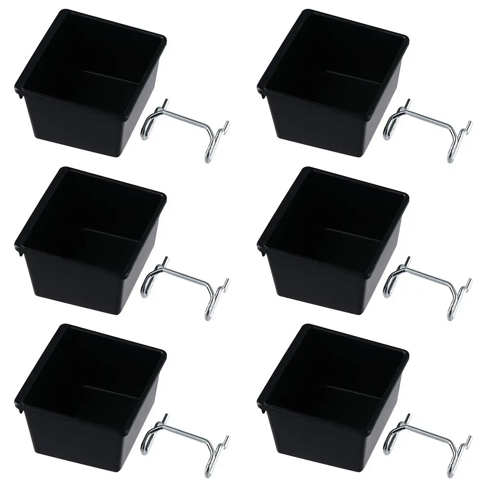 

Office Workshop PP Pegboard Bins Pegboard Hooks Organizing Accessories
